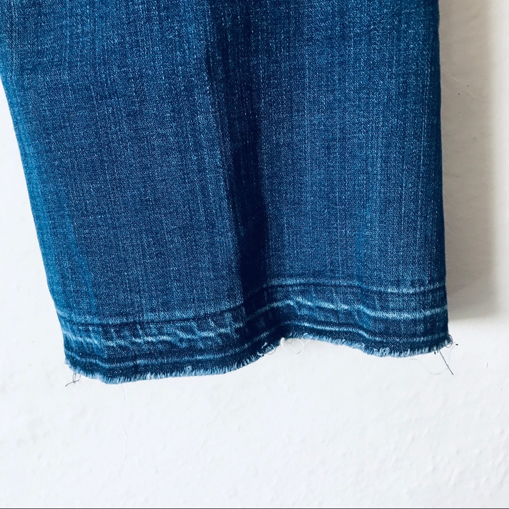 ✨HP✨7 FAM CULOTTES FLARE DENIM - Picture 6 of 7